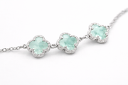 Clover Charm Silver Bracelet