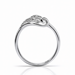 Elegant Leaf Swirl Ring