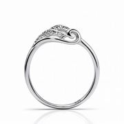 Elegant Leaf Swirl Ring